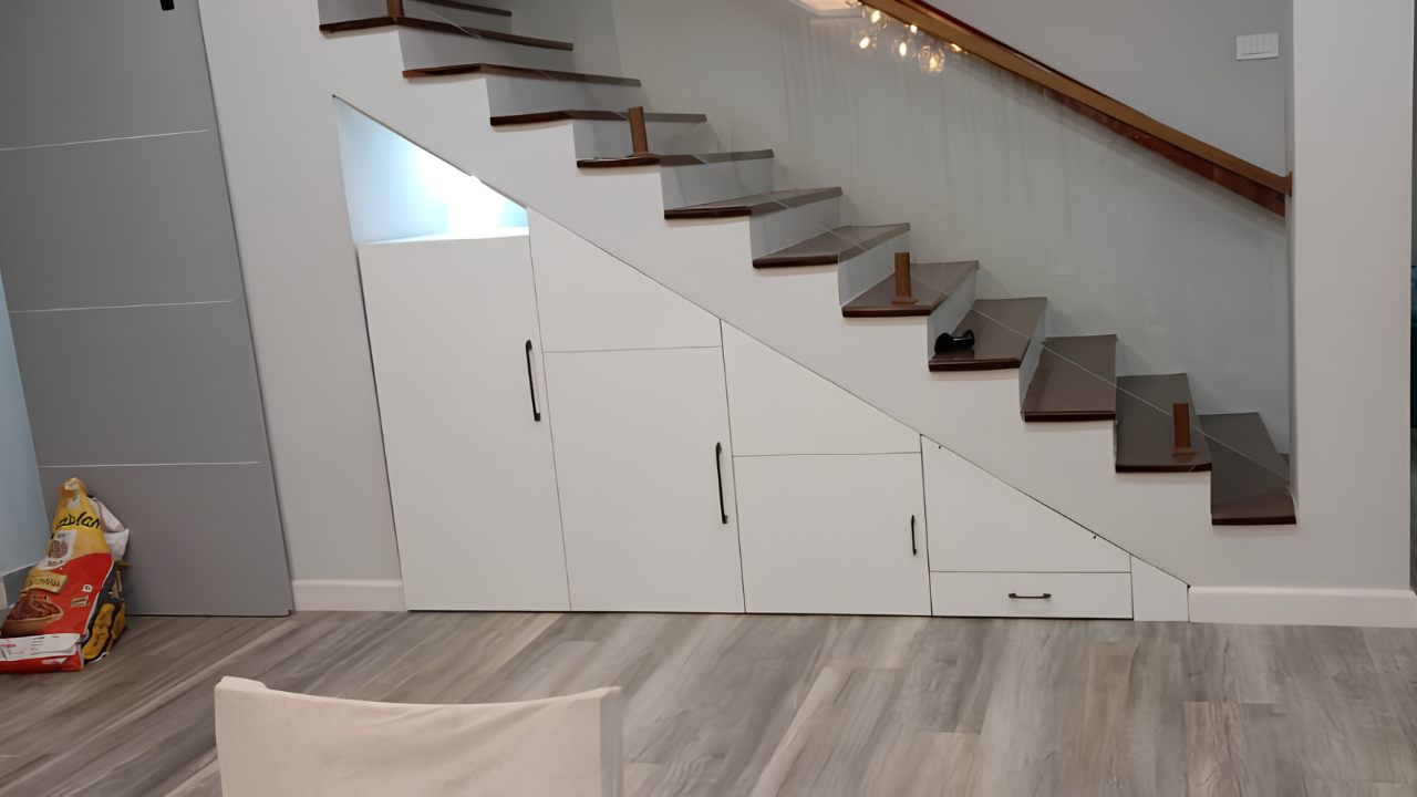 Under Stair Storage Solution