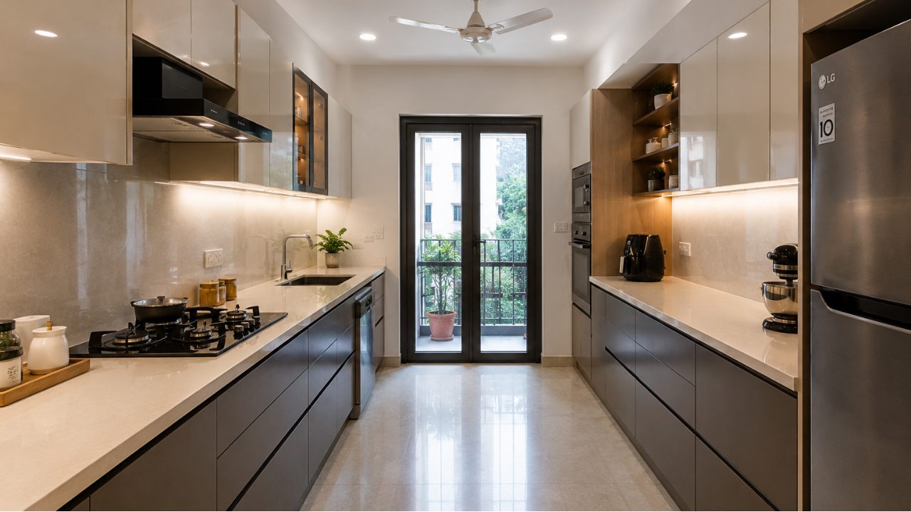 Premium Parallel Modular Kitchen